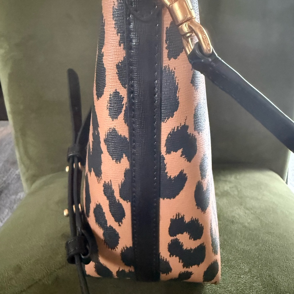 Kate Spade Animal Print Tote - Black and Tan - Picture 5 of 15